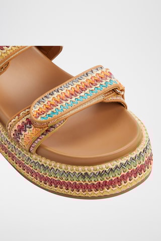 Sandales plateformes Mauii - Marron