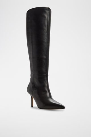 Bottes en cuir Saphiria-Wc - Noir