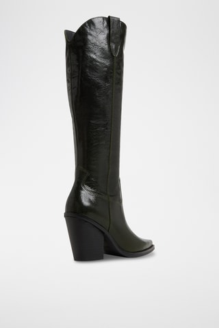 Bottes en cuir Nevada - Vert foncé