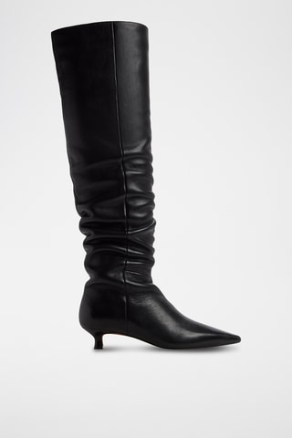 Bottes en cuir Muttsee - Noir