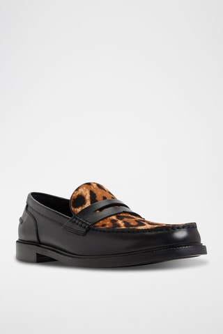 Mocassins en cuir Kieran - Noir