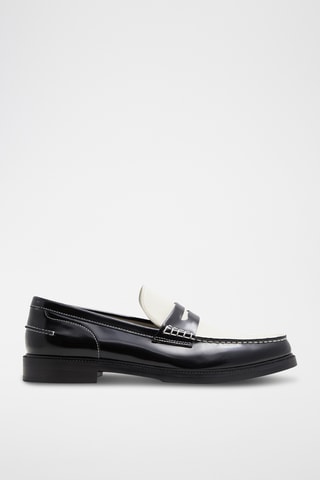 Mocassins vernis en cuir Kieran - Noir