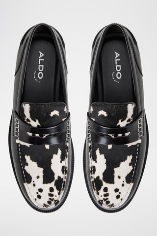 Mocassins vernis en cuir Kieran - Noir