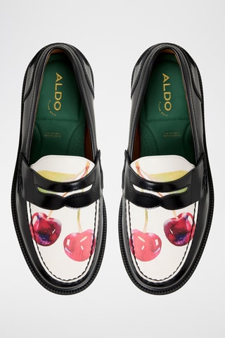 Mocassins vernis en cuir Buckley - Noir