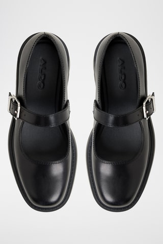 Babies plateformes en cuir Arigon - Noir