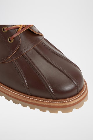 Chaussures bateau en cuir Finn - Marron