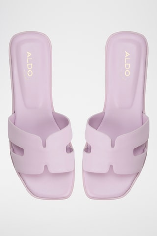 Mules en cuir Itsandal - Lilas