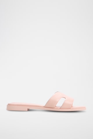 Mules en cuir Itsandal - Rose