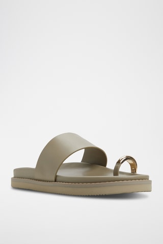 Mules en cuir Beachstroll - Taupe