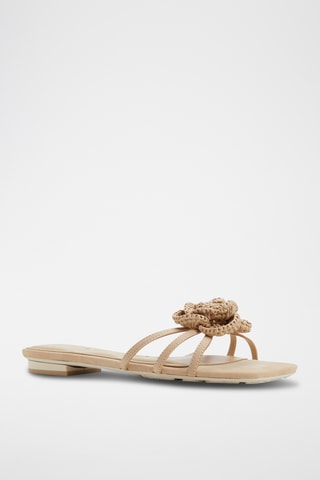 Mules en cuir Wildbloom - Beige