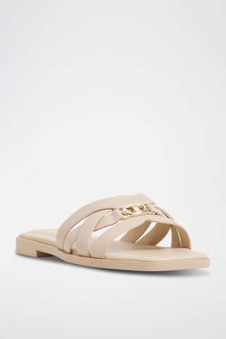 Mules en cuir Jennaleriel - Beige