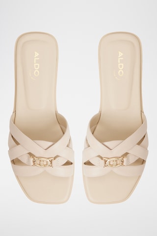 Mules en cuir Jennaleriel - Beige