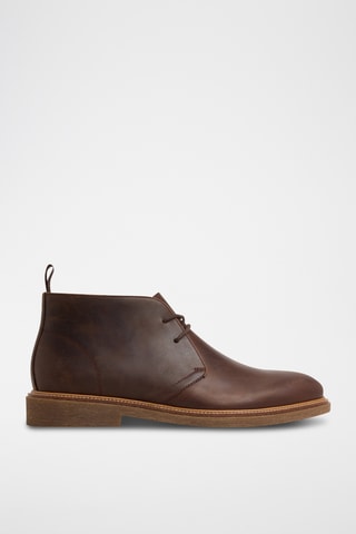 Boots en cuir Jefrey - Marron