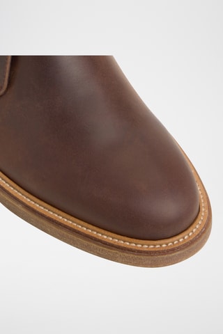 Boots en cuir Jefrey - Marron
