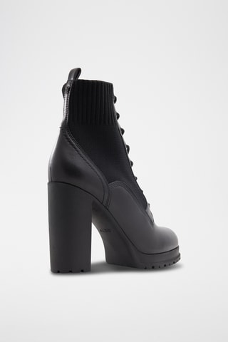 Bottines en cuir Rebellious - Noir