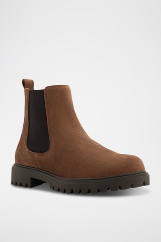 Bottines en cuir Adalitlan - Taupe