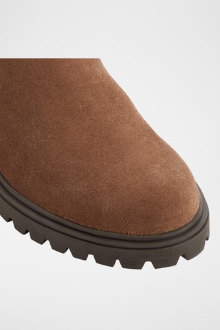 Bottines en cuir Adalitlan - Taupe