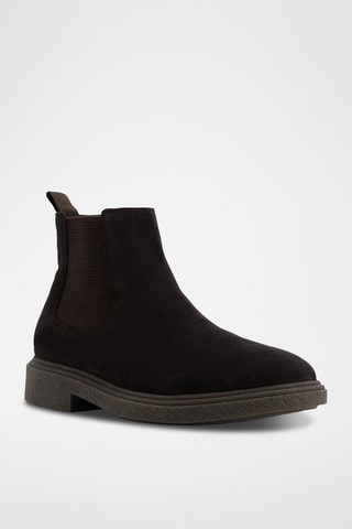 Boots en cuir Zeddyy - Marron foncé