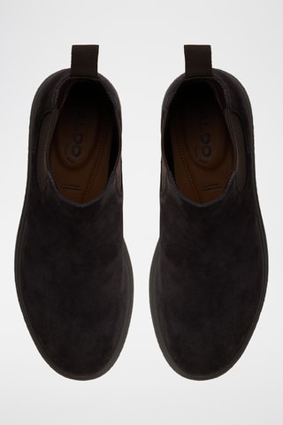 Boots en cuir Zeddyy - Marron foncé