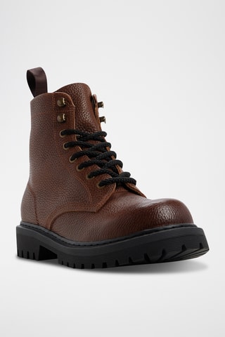 Boots en cuir Doublezero - Marron