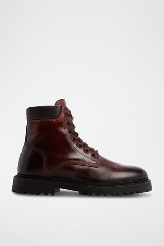 Boots en cuir Draco - Marron