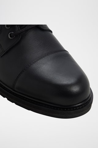 Boots en cuir Quaid - Noir