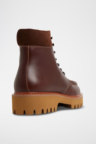 Boots en cuir Grier - Marron