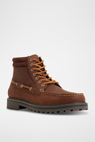 Boots en cuir Farrell - Marron