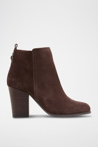 Bottines en cuir Noemia - Marron
