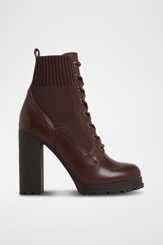 Bottines en cuir Rebellious - Marron