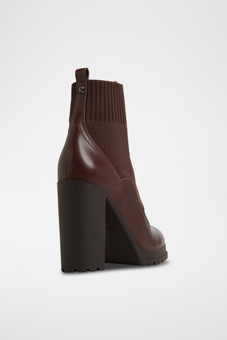 Bottines en cuir Rebellious - Marron