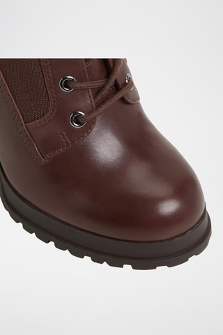 Bottines en cuir Rebellious - Marron