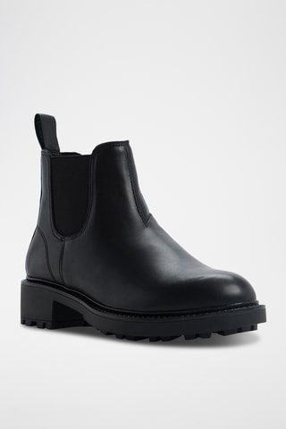 Bottines en cuir Faversham - Noir