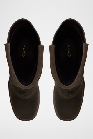 Bottines en cuir Bitse - Marron foncé