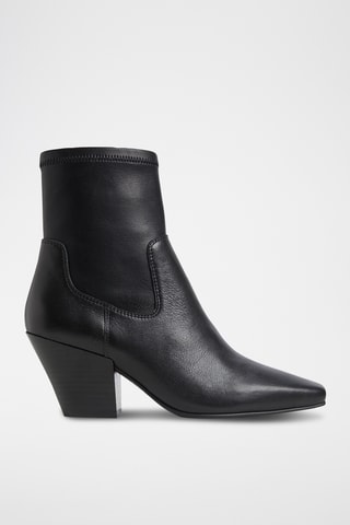 Bottines en cuir Adwaodith - Noir