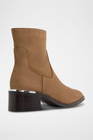 Bottines en cuir Meraendar - Marron