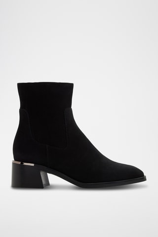 Bottines en cuir Meraendar - Noir