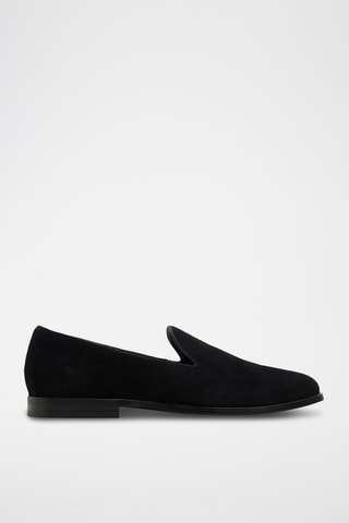 Slippers en cuir Casino - Noir