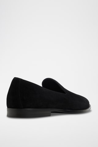 Slippers en cuir Casino - Noir