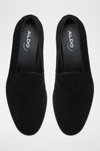 Slippers en cuir Casino - Noir