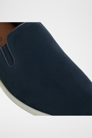 Slip-on en cuir Seawind - Bleu marine