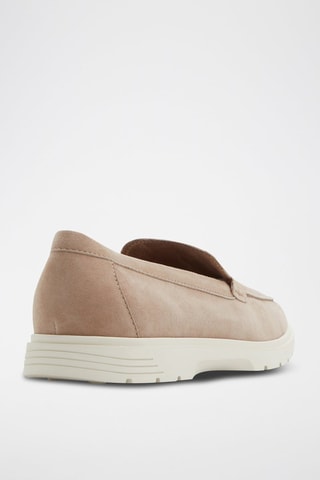 Slip-on en cuir de mouton nubuck Seatide - Beige