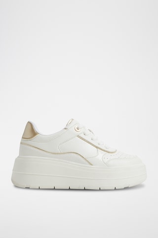 Baskets plateformes Whallian - Blanc