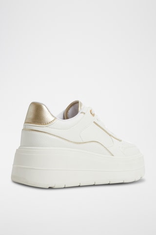 Baskets plateformes Whallian - Blanc