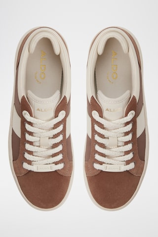 Baskets plateformes en cuir Brynlee - Marron