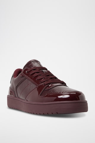 Baskets vernies Zethan - Bordeaux