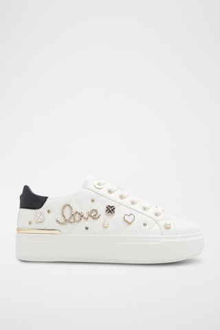 Baskets plateformes Visuetti - Blanc