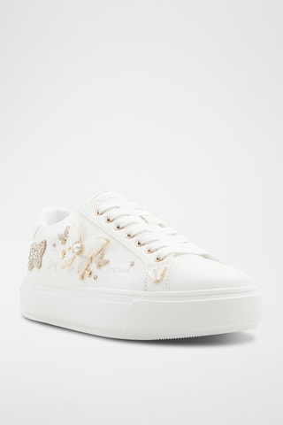 Baskets plateformes Pearlwing - Blanc