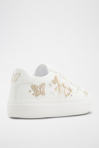 Baskets plateformes Pearlwing - Blanc