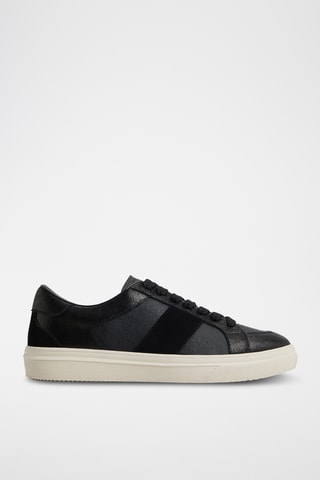 Baskets en cuir Braxton - Noir